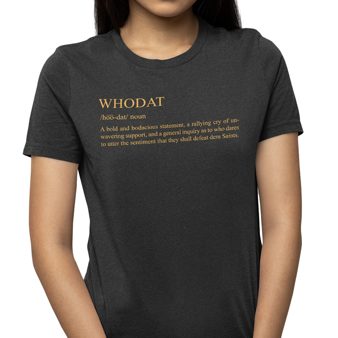 Whodat, noun (Women)