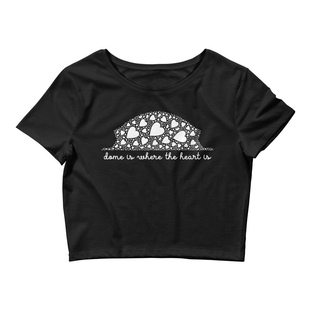 Where The Heart Is Crop Tee