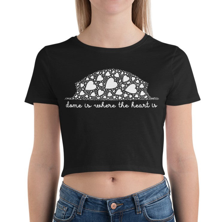 Where The Heart Is Crop Tee