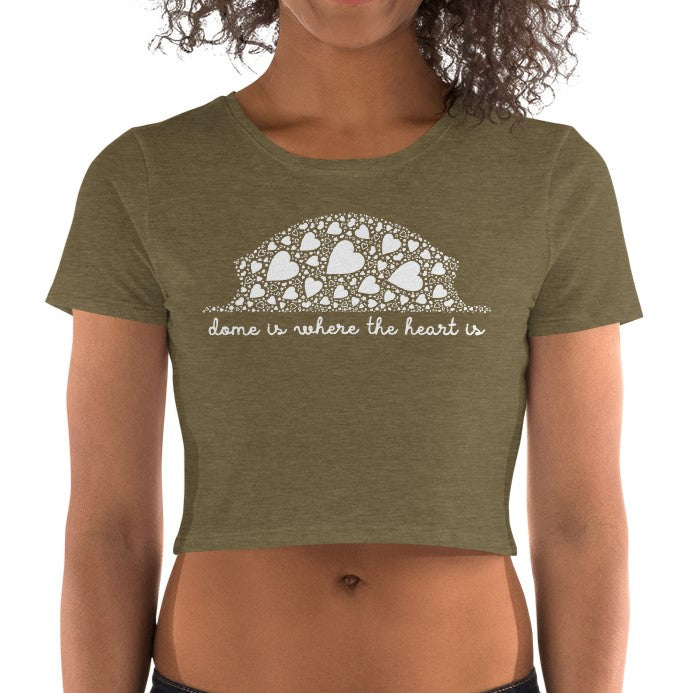 Where The Heart Is Crop Tee