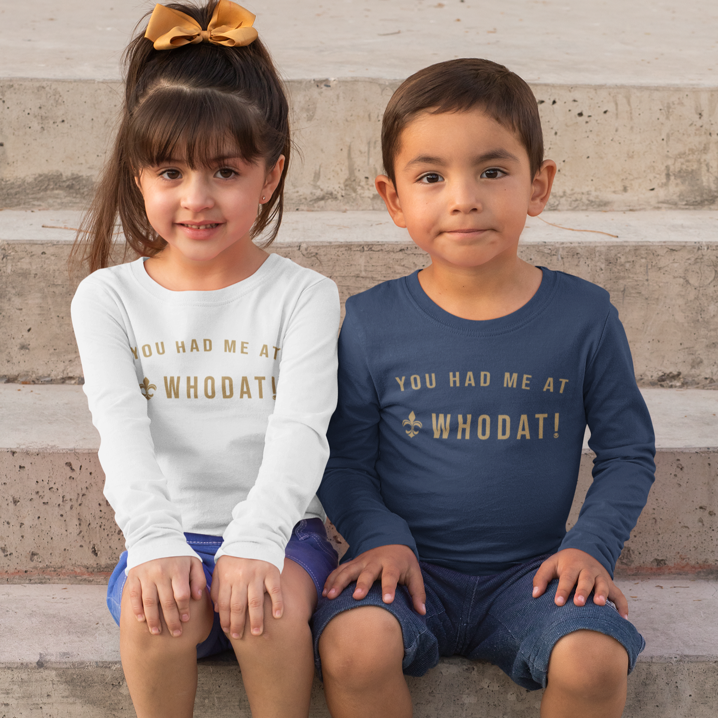 You Had Me At Whodat Youth LS Tee
