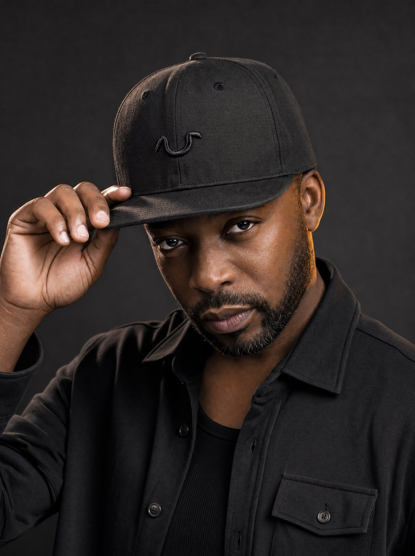 River Icon Cap Black