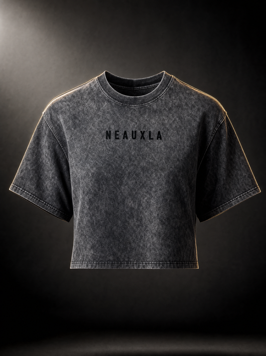 The Blackout Flock Crop Tee