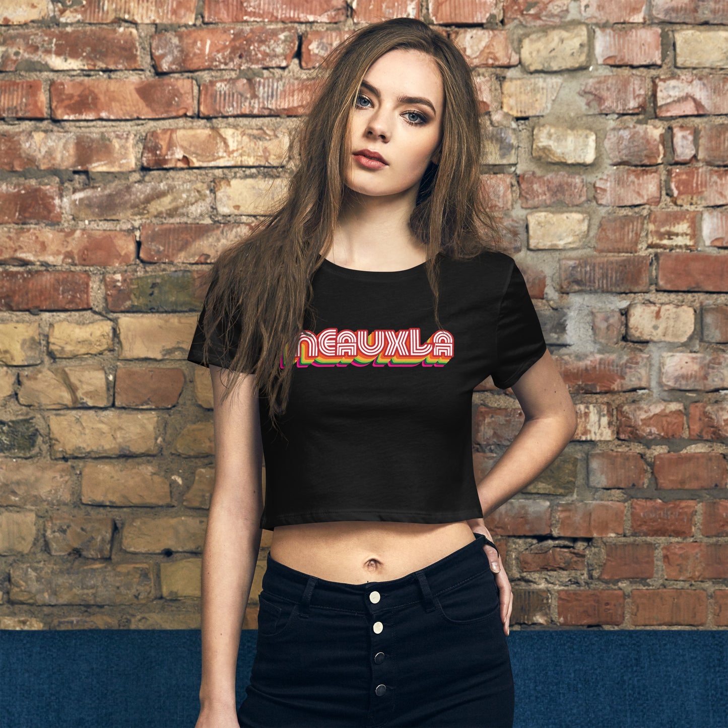 Neauxla Retro Crop Tee